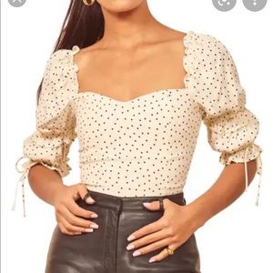 Reformation Nina top size 2